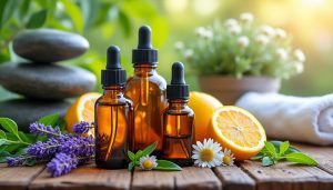 découvrez les huiles essentielles qui stimulent à la fois votre moral et la santé de votre peau pour un bien-être naturel au quotidien.