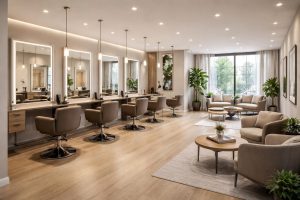 découvrez comment aménager un salon de coiffure moderne alliant postes de travail ergonomiques et espace détente client pour un confort optimal et une expérience unique.