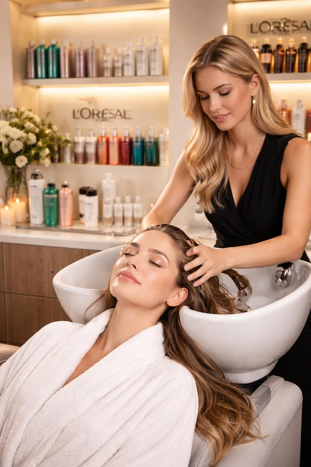 découvrez les loisirs beauté et bien-être proposés dans votre salon avec l'oréal paris et kérastase pour une expérience unique et revitalisante.